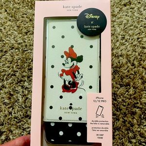 Kate Spade + Disney iPhone 12/12 Pro magnetic phone case. New in box.